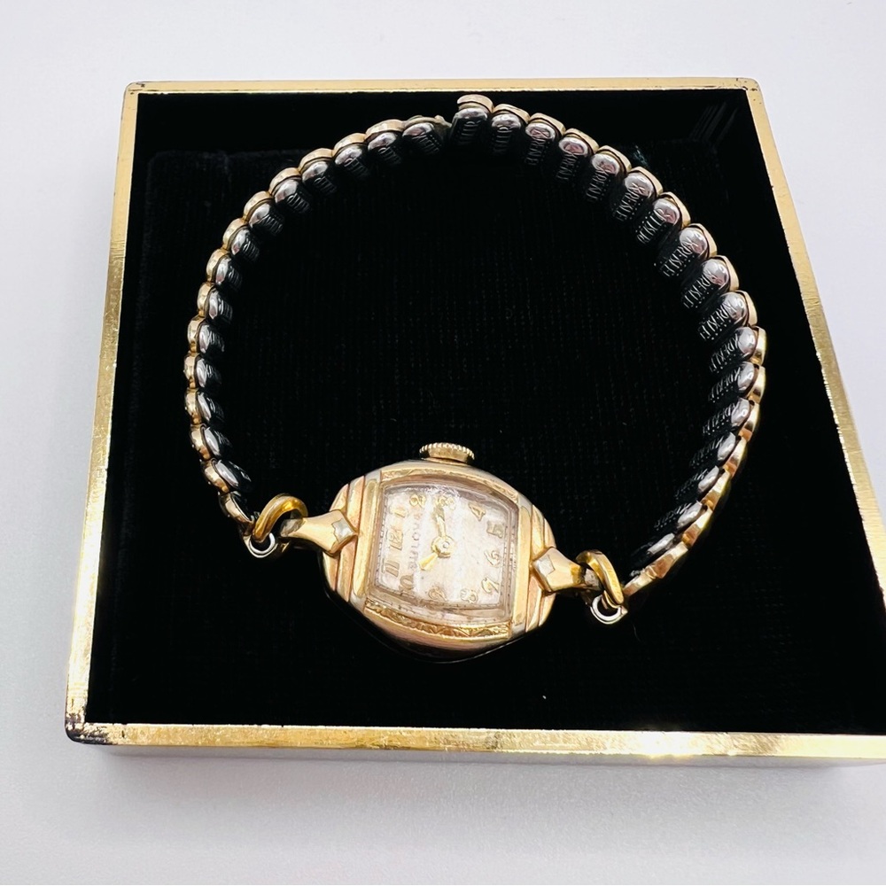 Vintage Bulova 10k Rolled Gold Plated Women’s Watch Untested
